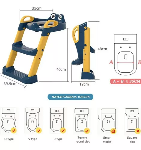 Asiento Entrenador de Inodoro para Niños y Niñas - Seguridad y Comodidad