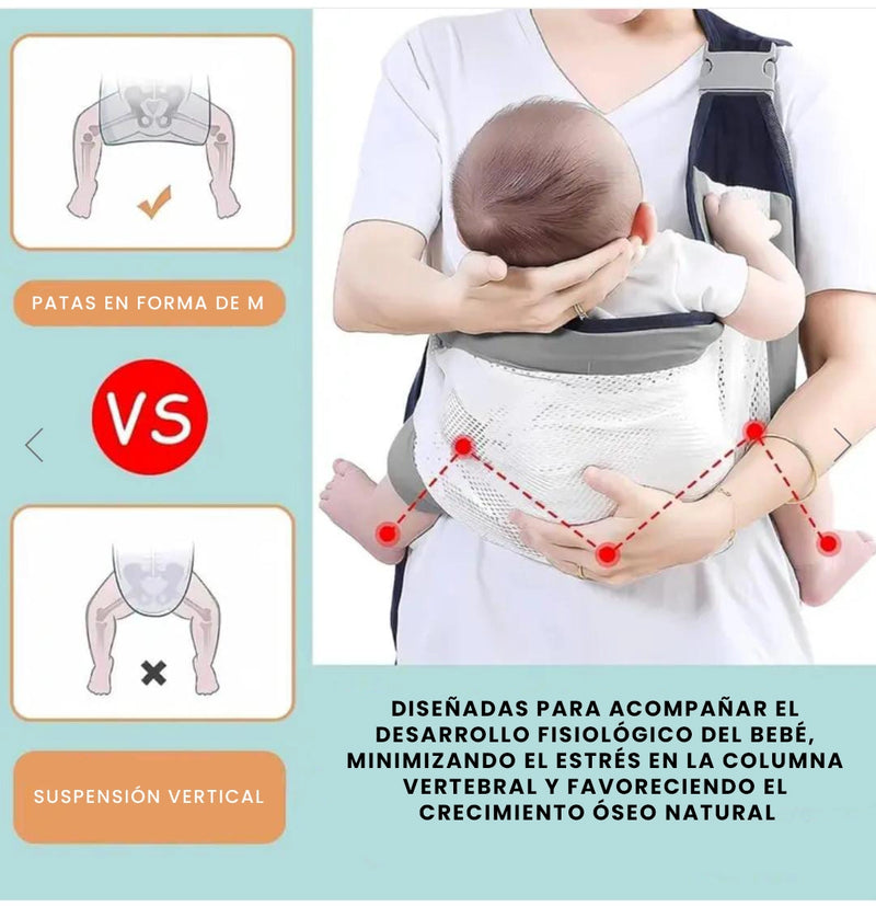 Cargador Fular para Bebés - Comodidad y Estilo para Padres Ocupados