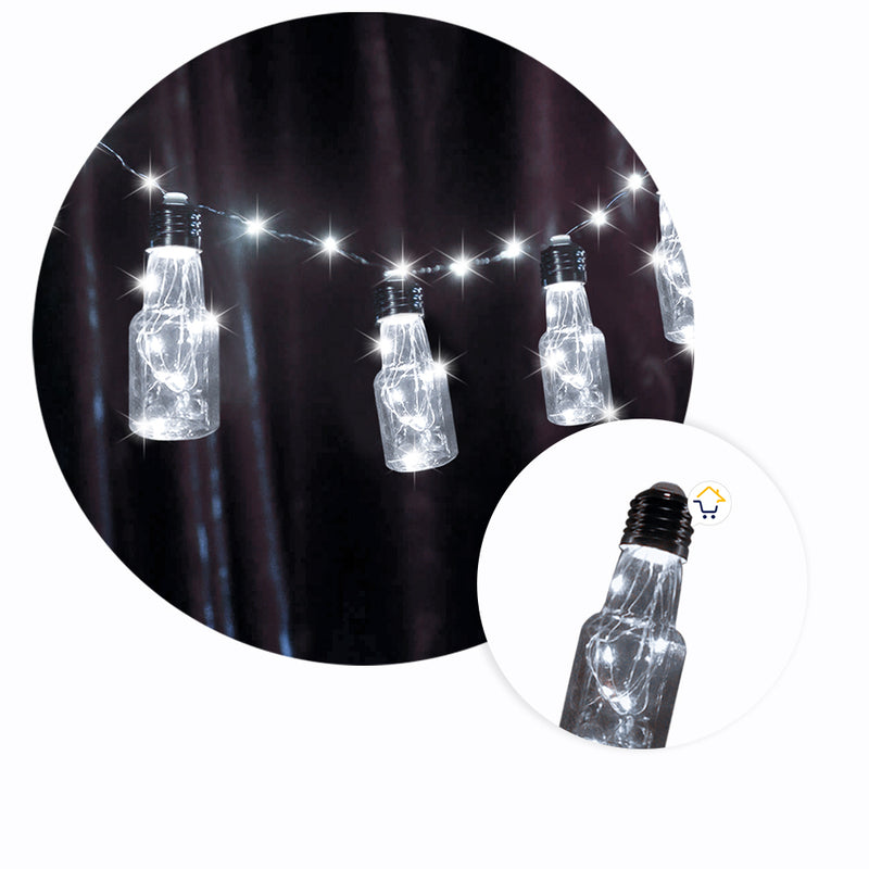 ¡Ilumina tu Navidad con la Guirnalda de Luces Micro LED en Botellas!