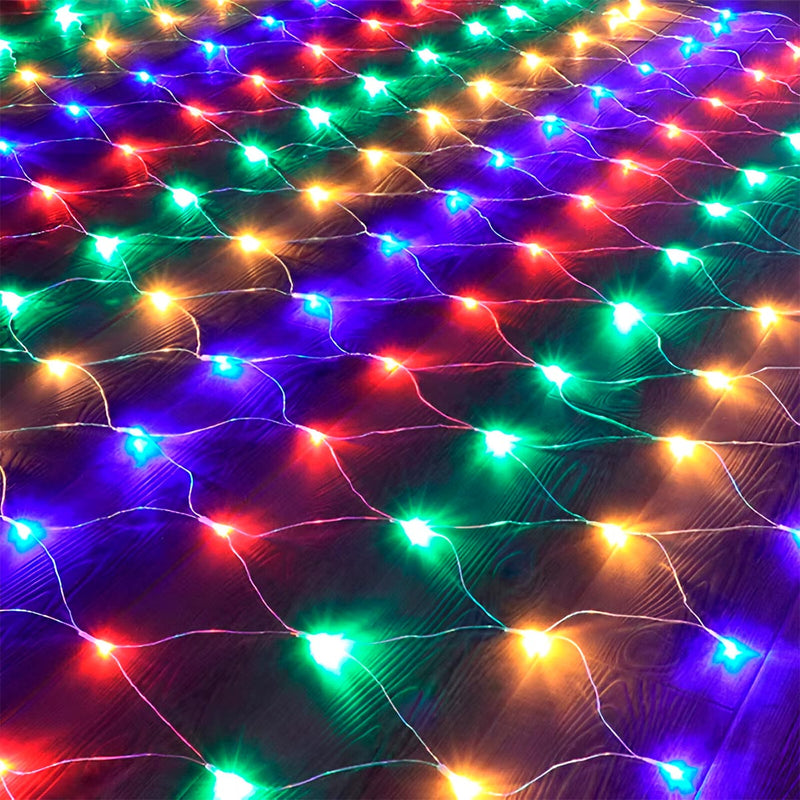 ¡Ilumina tu Navidad con las Luces Malla LED de 300 Luces!