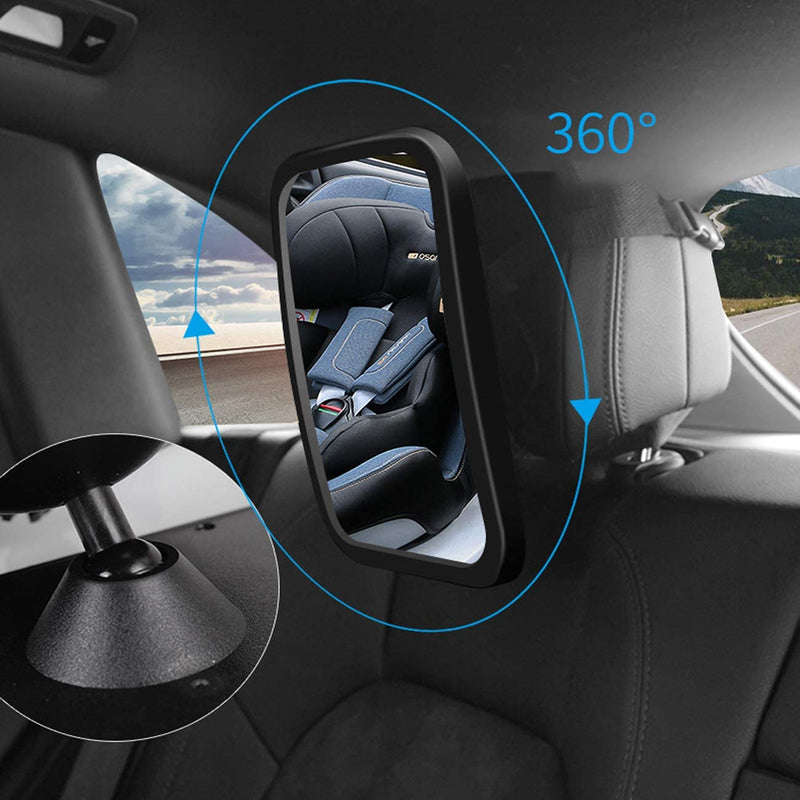 Espejo Retrovisor para Asientos de Coche para Bebé - Seguridad y Tranquilidad