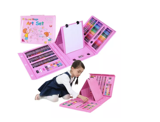 Set de Arte 208 Piezas - Maleta Creativa para Niños